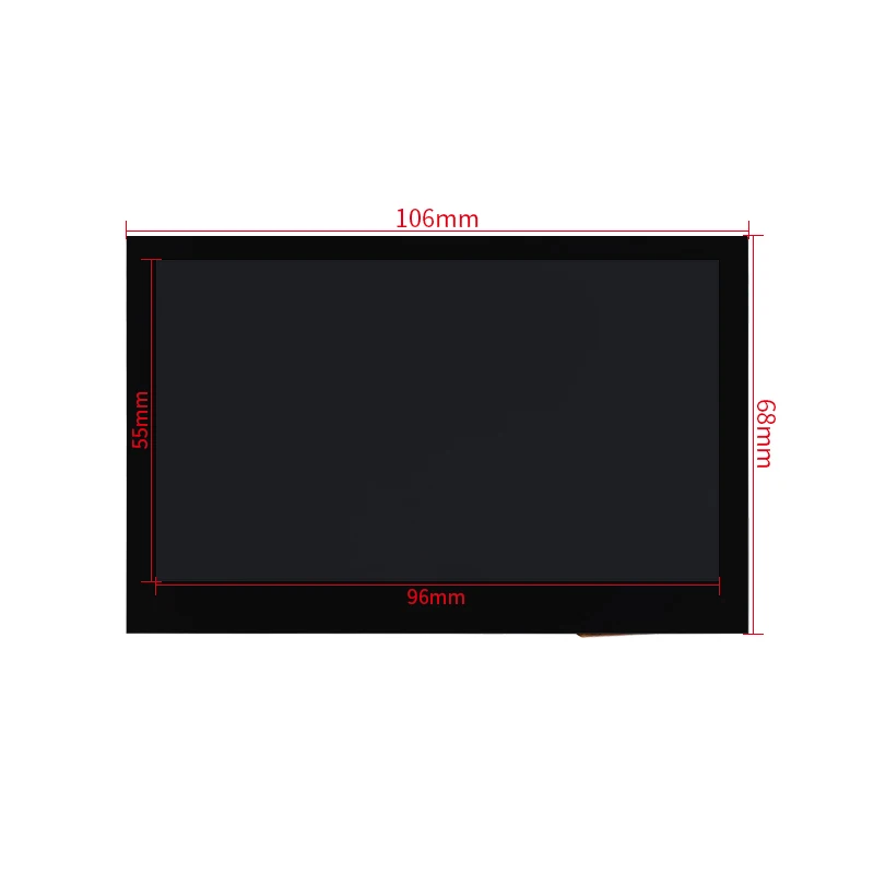 Imagem -06 - Ips Touch Screen para Raspberry pi Tela Ips 800x480 Monitor Lcd 4.3 em Dsi Raspberry pi 4b 3b Mais 3b Mais 3b Mais 3b