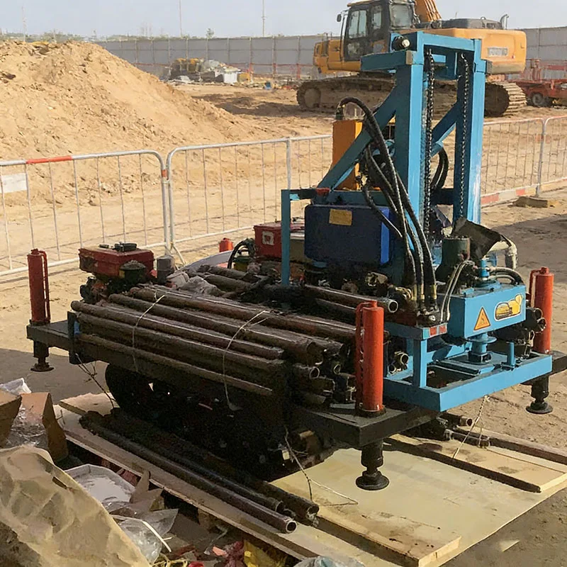 Customized Crawler Water Well Drilling Rig – 200m Deep Water Exploration Drill Machine, Factory Price