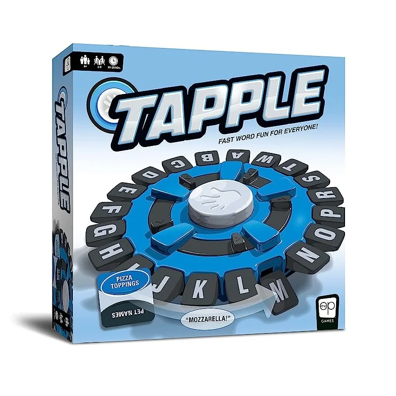 

Word Game Fast-Paced Family Board Game Choose a Category & Race Against The Timer to be Last Player Learning Game for All Ages