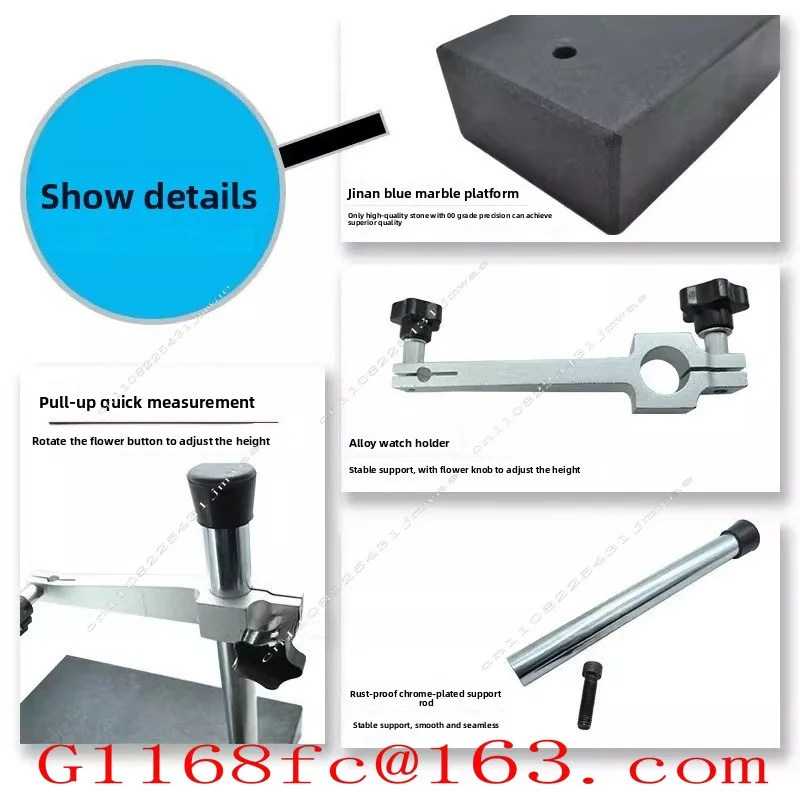 Class 00 Marble Platform Bracket Measuring Seat Dial Meter Table Seat Altimeter Measuring Instrument