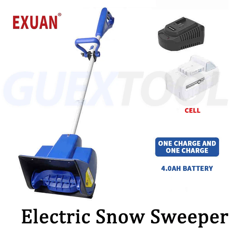 

24V Electric Snow Sweeper Winter Courtyard Sweeping Tools Garden Snow Removal Machine Street Cleaning Equipment Handheld Sweeper