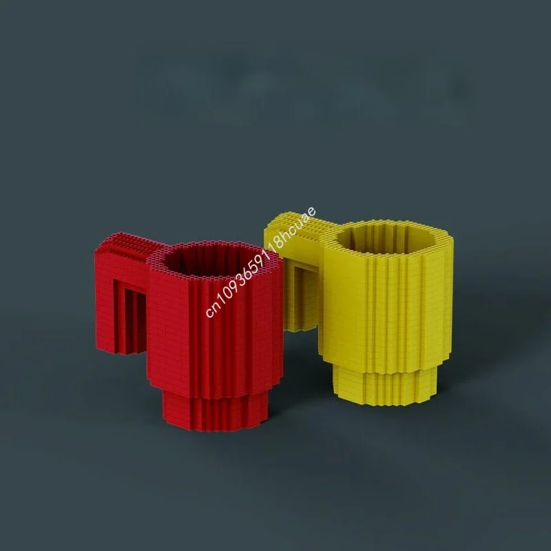 

1314pcs MOC Cup Sculptures Building Blocks Christmas Limited Edition Architecture Ideal for Showcase Display idea Education Gift