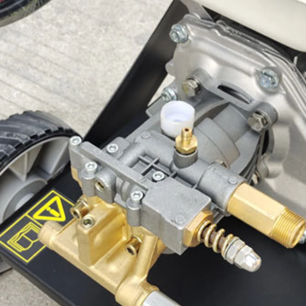 Pompa Pencuci Tekanan Horisontal P170 Pompa Pelat Miring Aluminium Aksesori Mesin Cuci Mobil Mesin Pembersih Tenaga Bensin