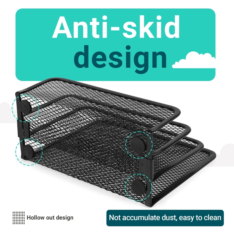 Desk Mail Organizer Small File Holders Letter Organizer Document/Filing/Folders/Paper Organizer For Desktop