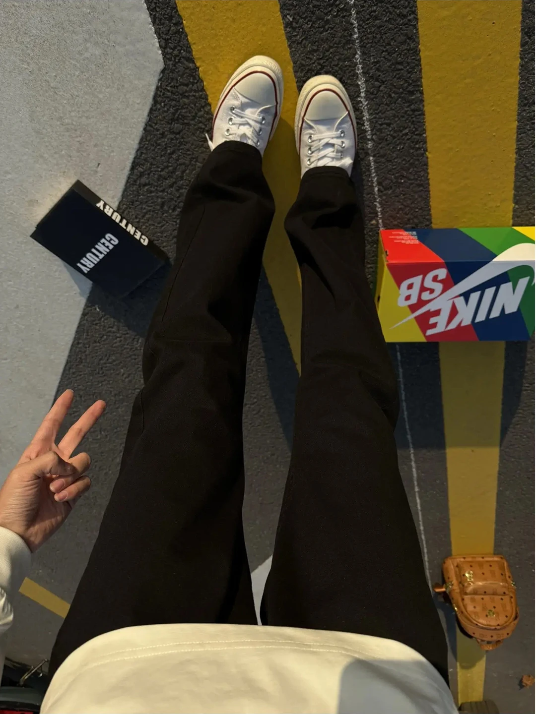 Black Fleece Lined Flared Jeans Men's Winter Straight Leg Slimming Long Leg Effect American High Street Vibe Style Jeans