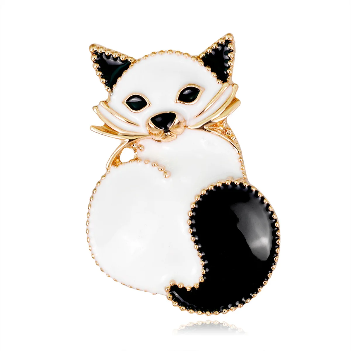 Rinhoo Reiten Besen Fliegende Katze Brosche Für Frauen Cartoon Nette Hexe Kätzchen Kragen Anstecknadeln Lustige Tier Rucksack Abzeichen Schmuck – Detail 17