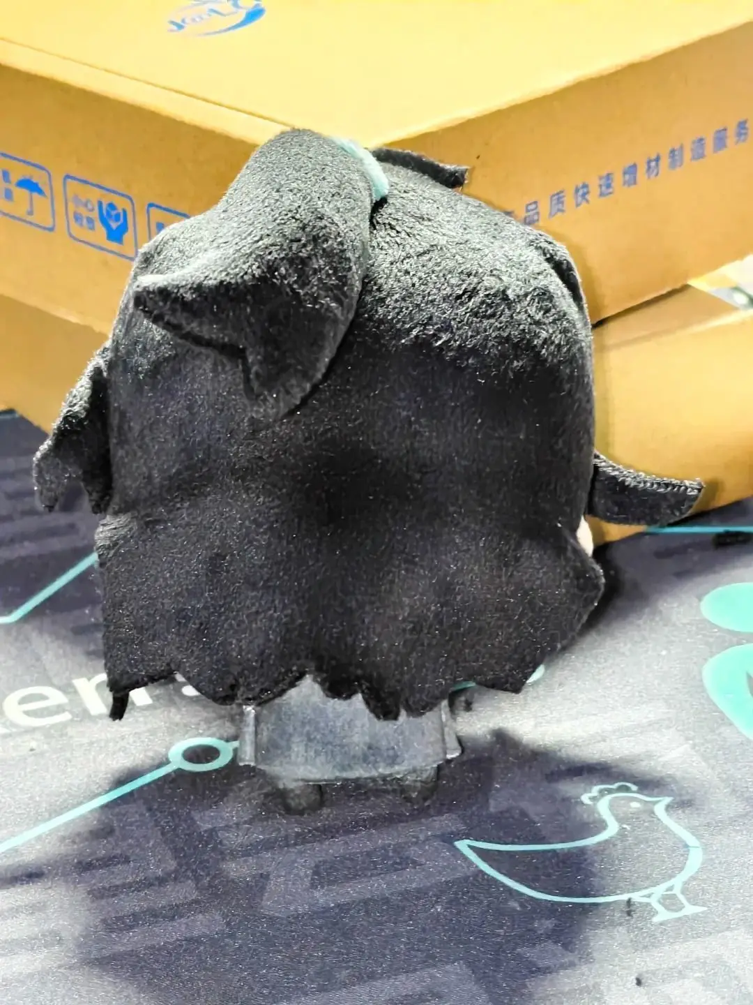 10cm anime limbus empresa hong lu cosplay algodão plushie bonito mochila de pelúcia chaveiro pingente presente aniversário