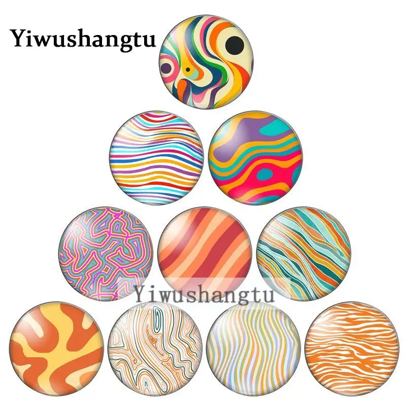 Beautiful color map different shapes 8/10mm/12mm/18mm/20mm/25mm Round photo glass cabochon demo flat back Making findings ZB0543