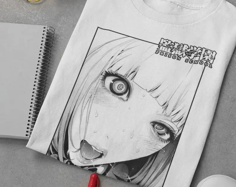 Hana Midorikawa  Prison School Anime Manga Panel Graphic T-Shirt Cotton Men Women Streetwear Tee