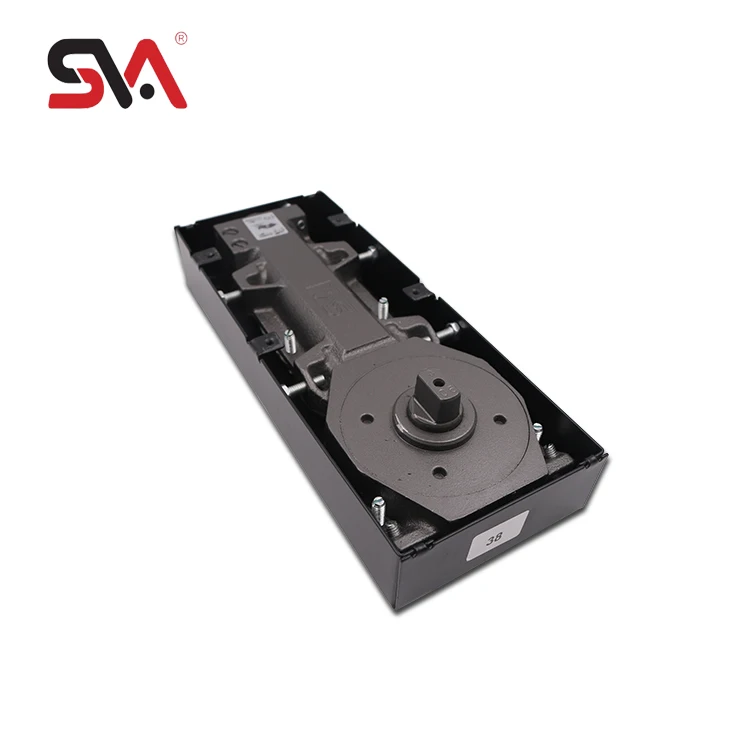 Perfect Quality SVA-T38 Pressed Iron Ultra-thin Glass Door Closer Door Hardware Floor Hinge Floor Spring