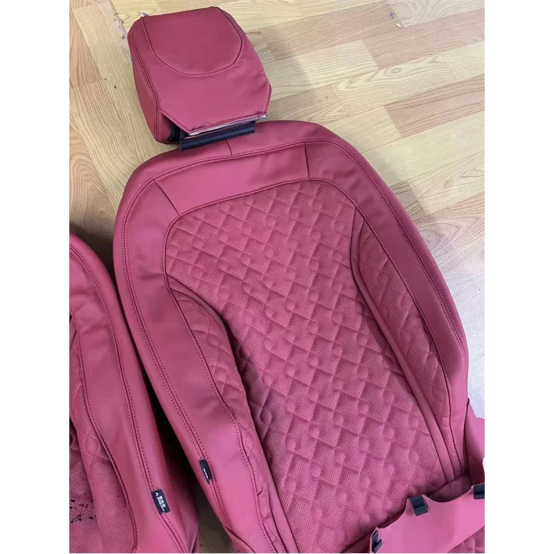 For Land Range Rover Velar Evoque Sport Discovery Defender  Leather Custom Fit Car Accessories Seat Cover 5 Seats