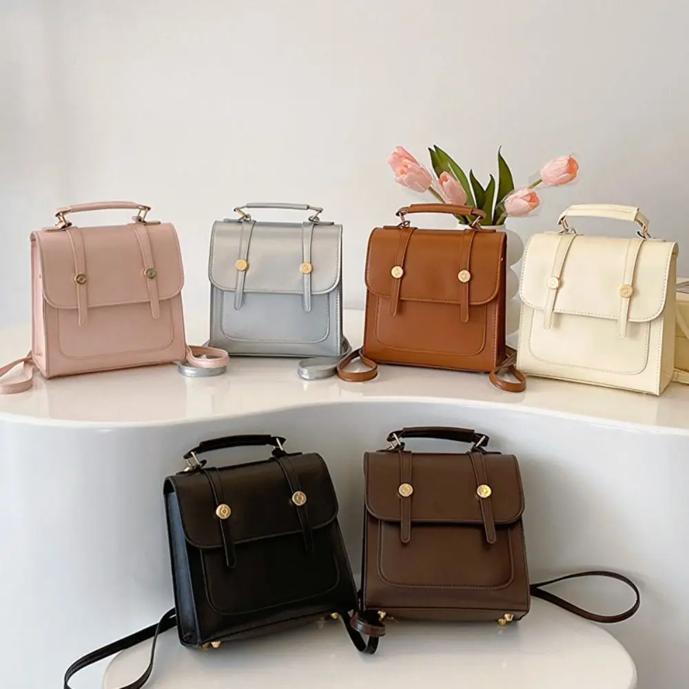 Fashion Large Capacity Casual Backpack Minimalist Design Retro Style Fashion Backpack Casual Style Women's Backpack Work Use