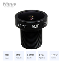 Witrue Fish Eye Lens 2.1MM HD 5MP Aperture F2.0 Format 1/2.5\