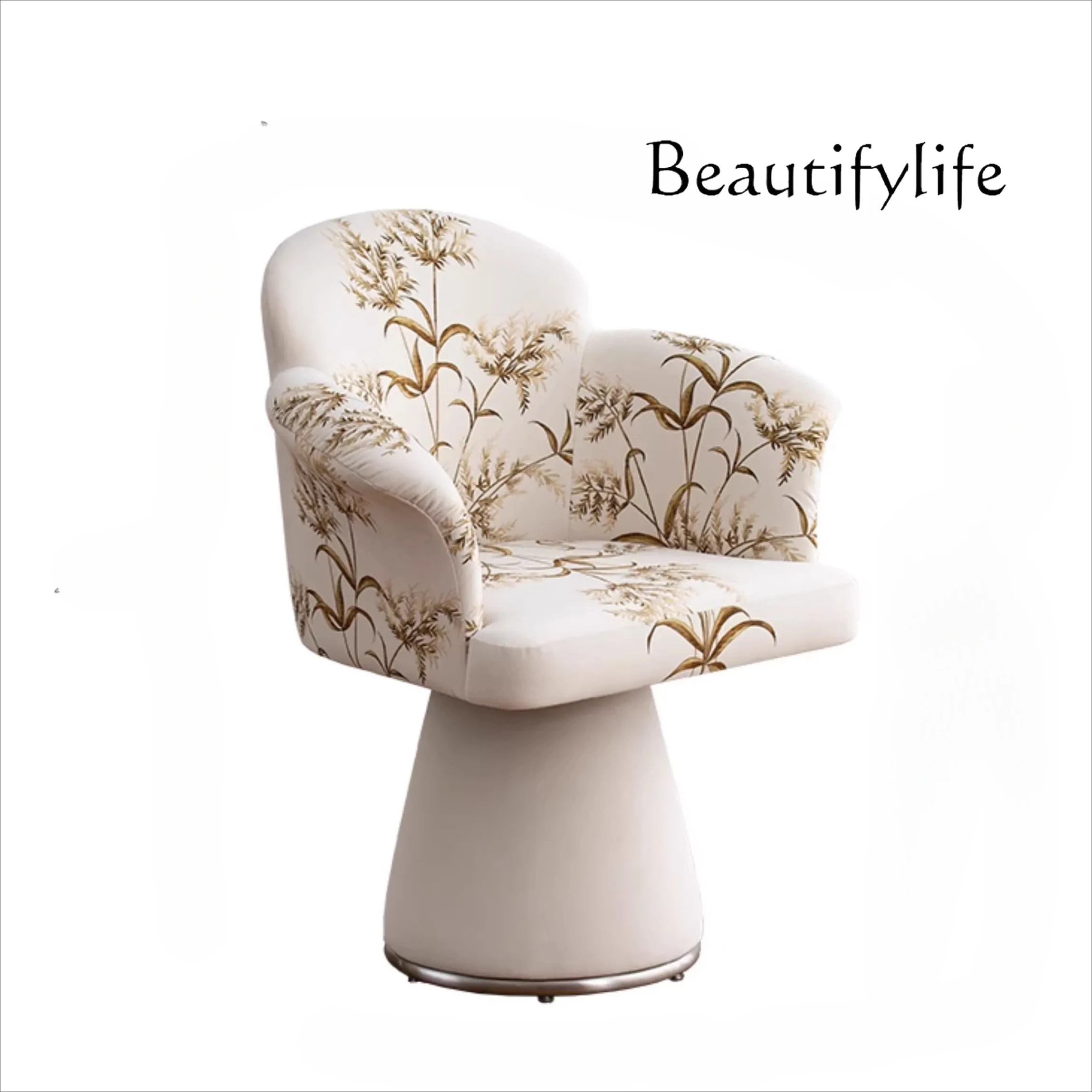 x-s dressing chair petal chair light luxury household makeup stool light luxury high-end master bedroom back chair