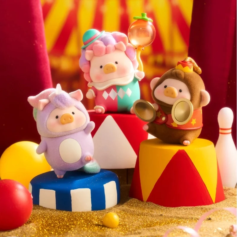 

New Toyzero+ Lulu The Pig Colorful Paradise Blind Box Series Collectible Figure Kawaii Desk Decor Toy Gift For Girls Mystery Toy
