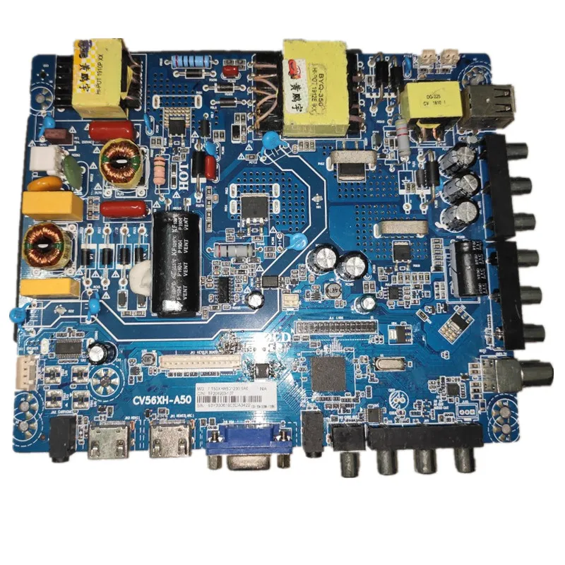 free shipping !!  CV56XH-A50  Three in one TV motherboard  Current voltage   550ma   120--180v 1000w   working good