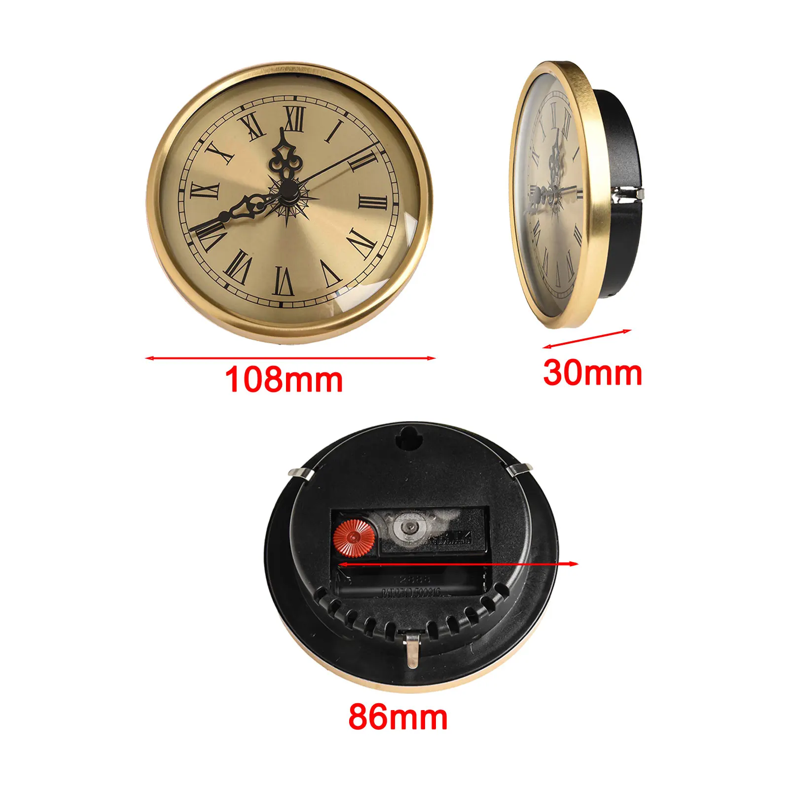 Accurate Timekeeping Clock Movement Replacement Precise Timekeeping for versatile Uses for durable And Long-lasting Easy