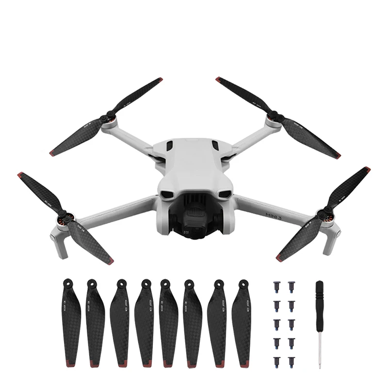 

Low Noise Carbon Fiber Propellers For DJI Mini 3 Quick Release Drone Blades High Hardness Vibration Reduction Flight Accessory