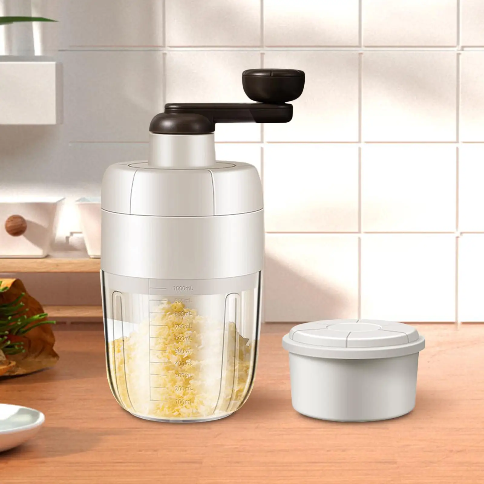 Mini Hand Crank Ice Crusher Ice Shaved Machine Lightweight DIY for Home