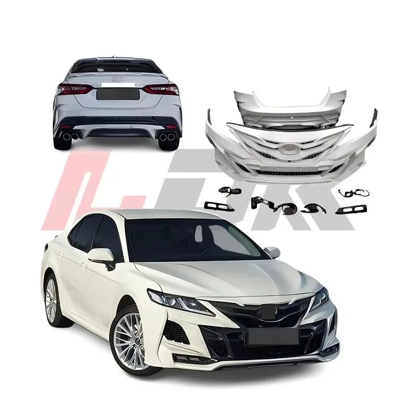 

Hot Sale Body Kit for to Camry 2018-2022 Facelift to Kahn Style 100% Fitment Best Quality PP Material Bumper Easy Install