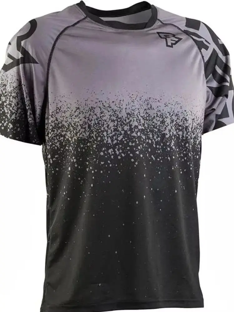 AliExpress NONE 2026 Men's Casual Short-Sleeve Mountain Bike Motocross Motorcycle Jersey T-Shirt Downhill Sports Shirt Printed Crew Neck
