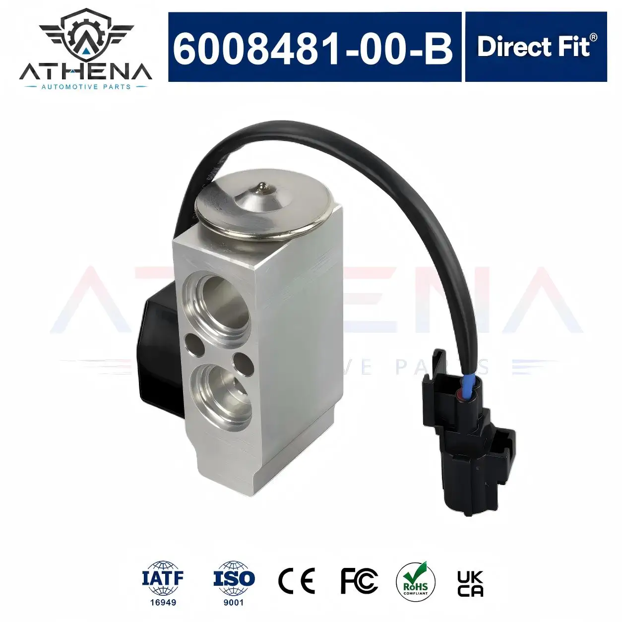 6008481-00-B TXV Evaporator Expansion Valve Solenoid No Cooling AC Fault Replacement For Tesla Model S 2012-2021 Model X 15-21