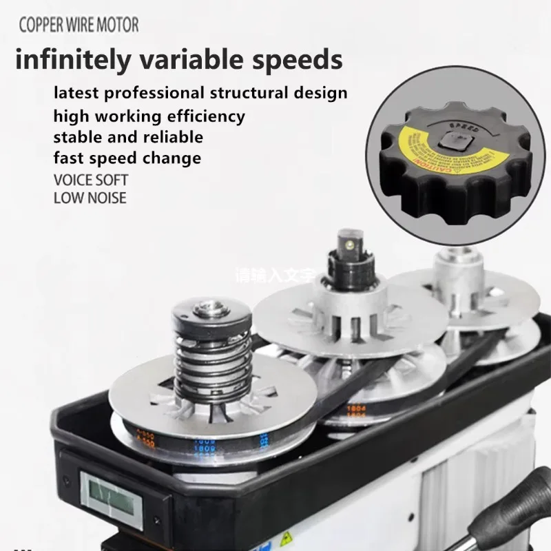 Fusai 750W DK-MS16 Manuale per legni Pannello per la lavorazione del legno Tavolo verticale da banco per maschiatura Utensile per trapano da banco