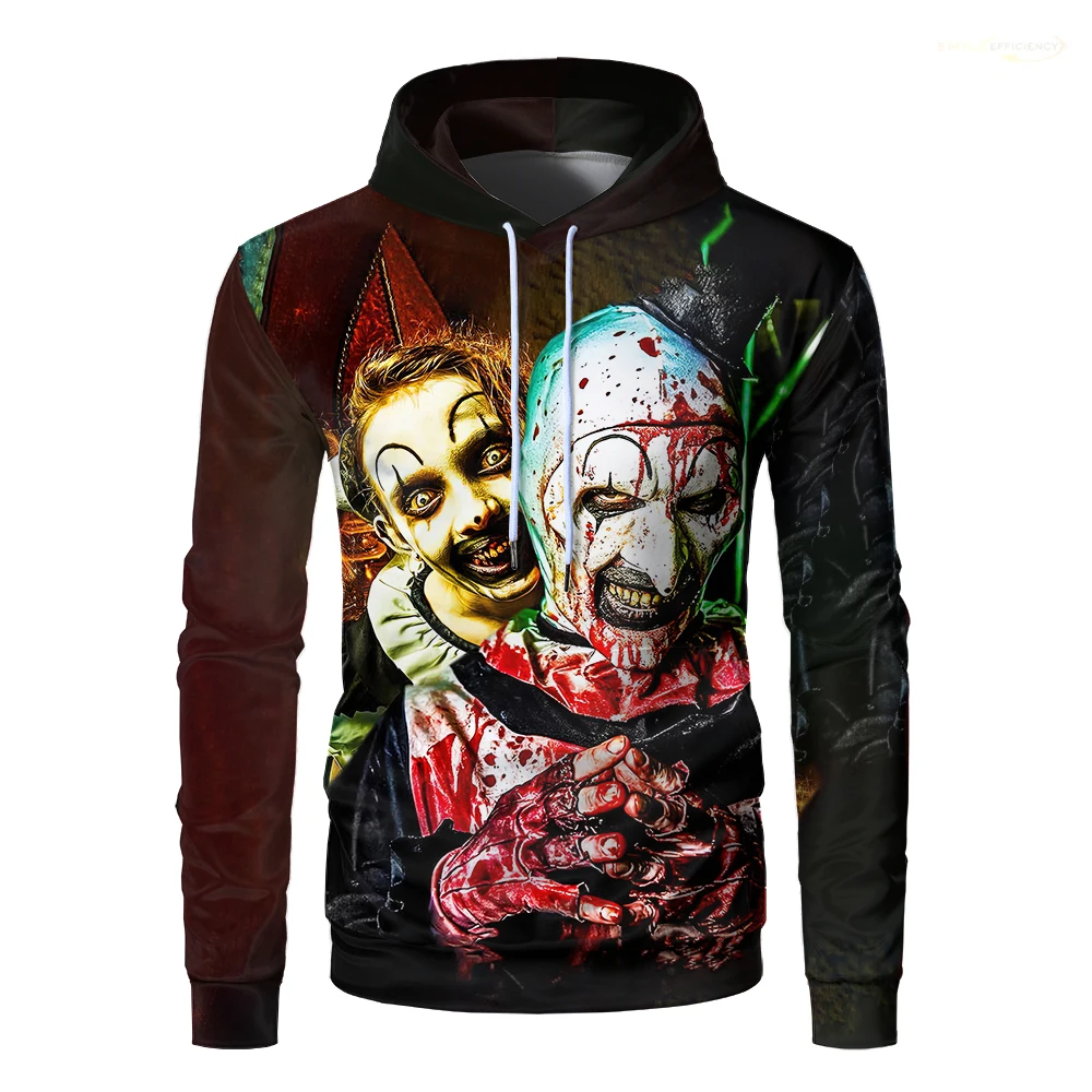 2024 New Halloween Kills Horror Funny Hoodies Blood Terror Killer Movie 3D Print Pullover Fashion  Casual Unisex Streetwear