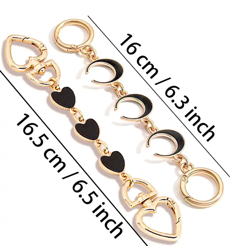 

1pc/2pcs Flower Shaped Bag Strap Extension Chain, Handbag Shoulder Strap Extension Chain Accessory, Suitable For Handbag, Shoulder Bag, Crossbody Bag