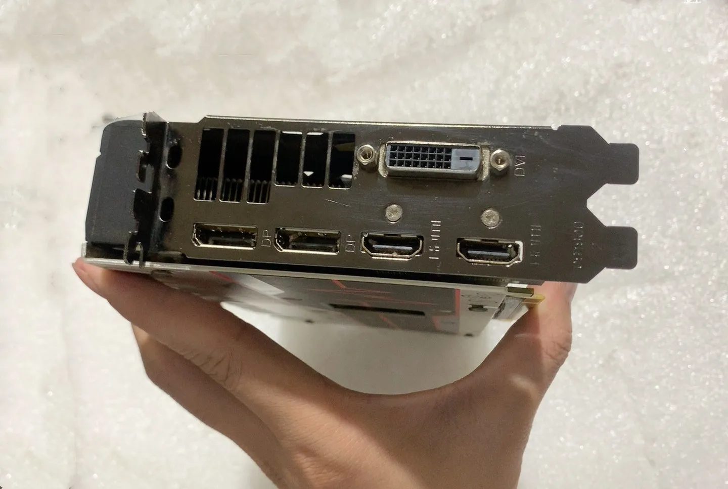 Kartu Video Pci-express DP DVI HDMI Digunakan AMD Radeon RX580 8GB 2048SP GDDR5