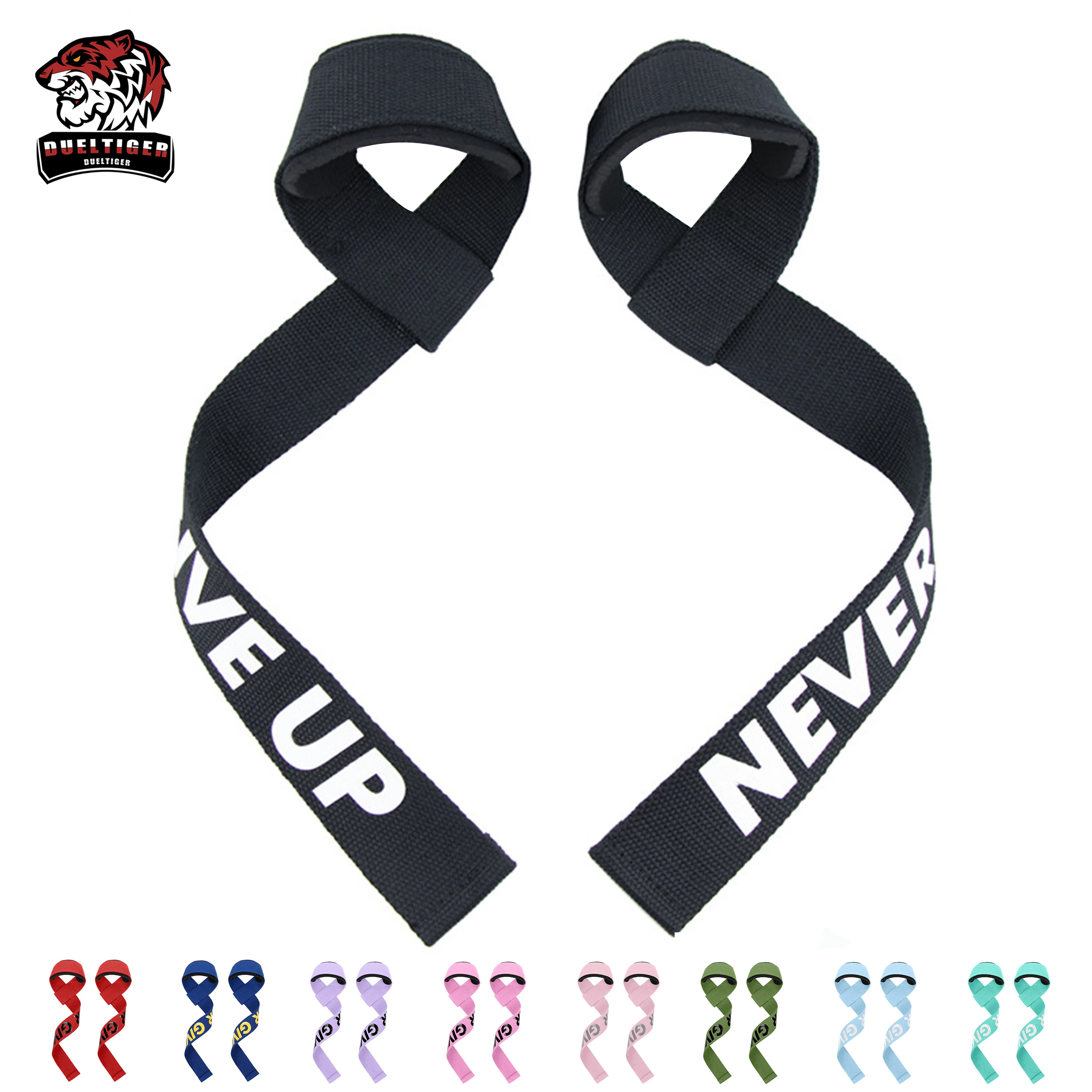 Anti-Slip Weightlifting Straps Silicone Lifting Wrist Straps Strength Training Deadlifts Crossfit Hand Grips Wrist Support