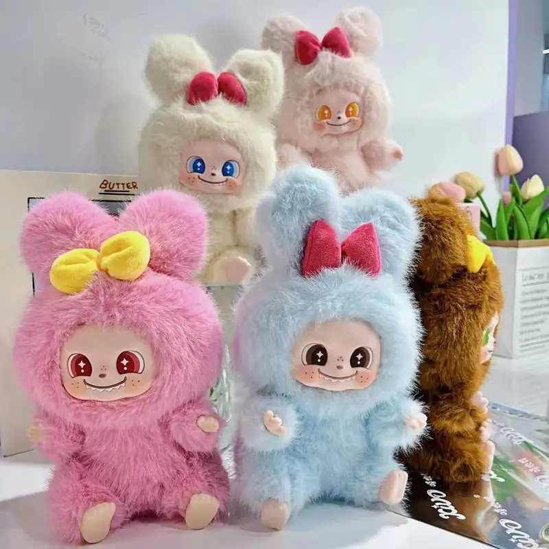 KIVO Lulaa Rabbit Amusement Park Doll Series صندوق أعمى لطيف فريد من نوعه لنمذجة الوجه لعبة قابلة للجمع مناسبة كهدية
