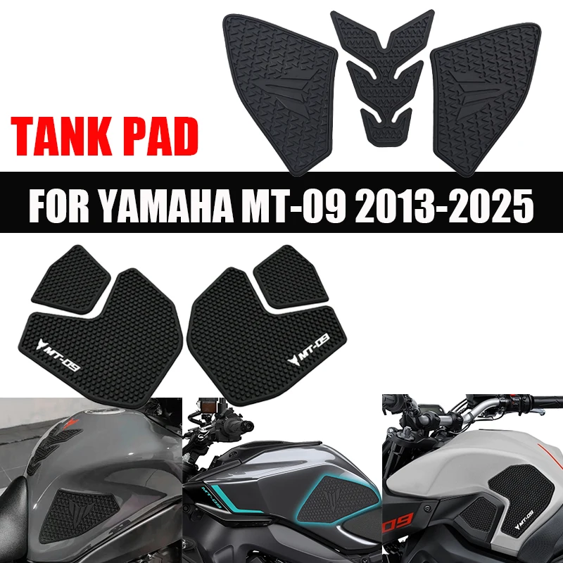 

Защитная накладка на топливный бак для YAMAHA MT09 MT-09 MT 09 2013-2020 2021-2023 2025, наколенник на топливный бак, боковые водонепроницаемые наклейки