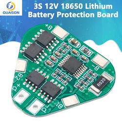 Carte de protection de batterie au lithium, protection contre les surcharges et les surcharges, pack de 3 cellules, Eddie Ion BMS PCM PCB, 8A, 3S, 12V, 18650, 11.1V, 12.6V