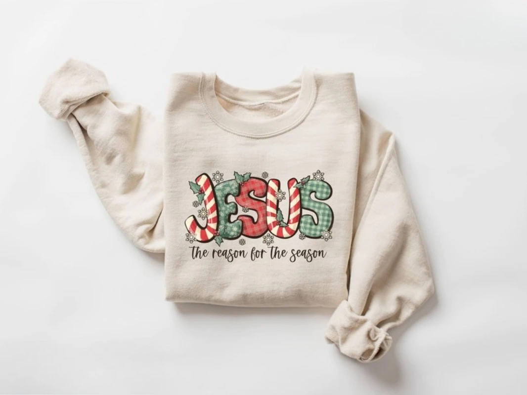 يسوع عيد الميلاد البلوز عيد الميلاد هدية المسيحية عيد الميلاد يسوع هوديي الدينية المسيحية الإيمان قميص جون الإيمان البلوز