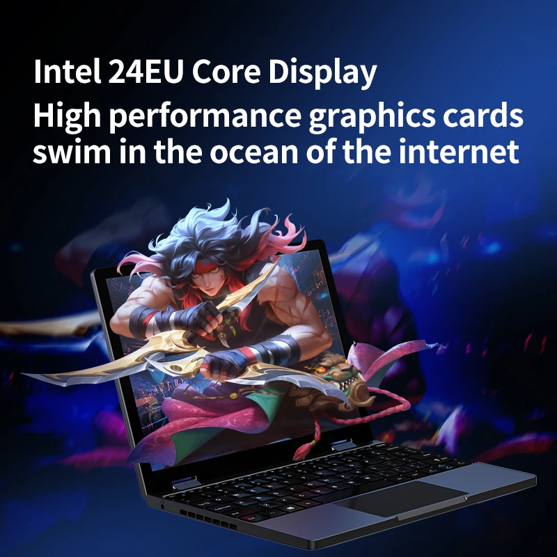 Zwide Mini Laptop Tablet 2-w-1 10,5-calowy Intel N150 (do) 3,6 GHz Windows 11 Laptopy