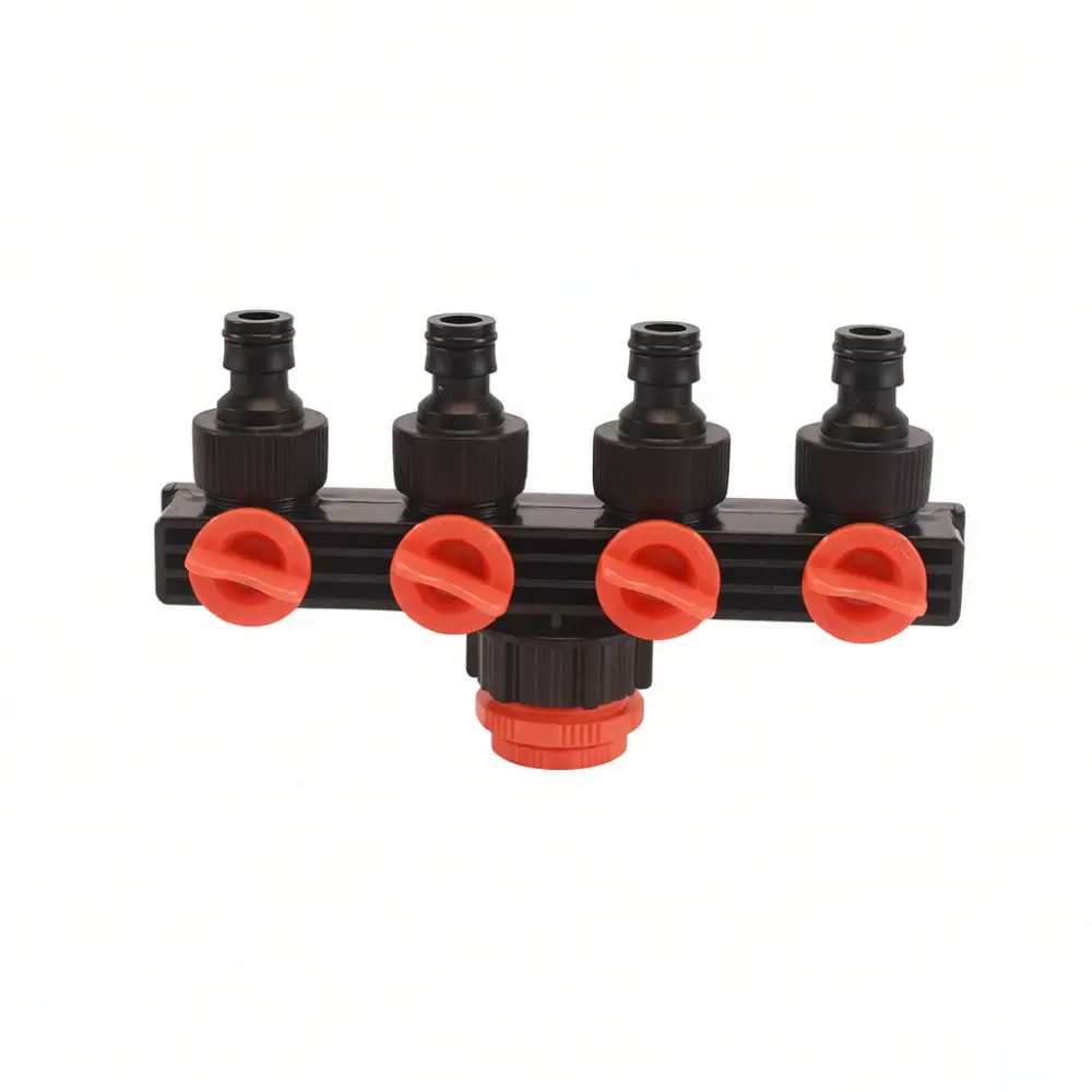 Water Pipe Quick Connect Coupling With Valve Garden Hose Fitting Irrigation Watering Adapter For Plant Care