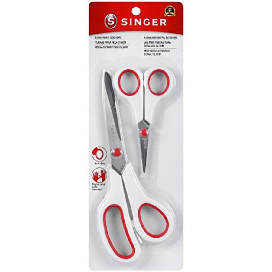 3404 Scissors, Red and White