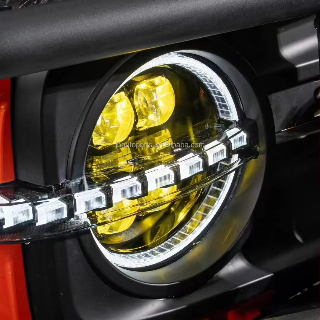 

For GWM Tank 300 Auto Parts Body Kit Cylindrical Eye Model LED High-Quality Active Blinking Headlights