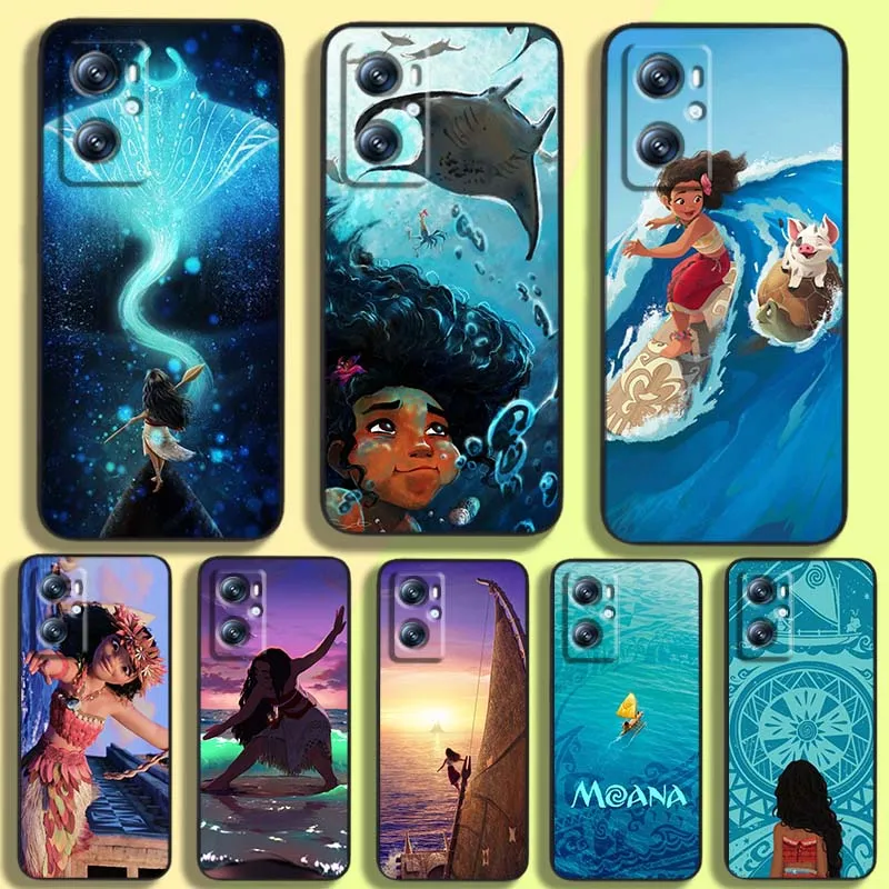 

Disney Moana Ocean film For OPPO Reno 7 A96 A40 A58 5 6 Realme GT A74 A78 Neo2 A74 A78 Find X5 X3 X7 X8 Black Phone Case