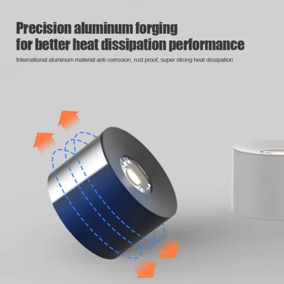 سطح شنت LED النازل ضوء السقف 7 واط 9 واط CRI97 ماتي الألومنيوم COB رقاقة بقعة ضوء لغرفة المعيشة المطبخ التيار المتناوب 85-265 فولت #6