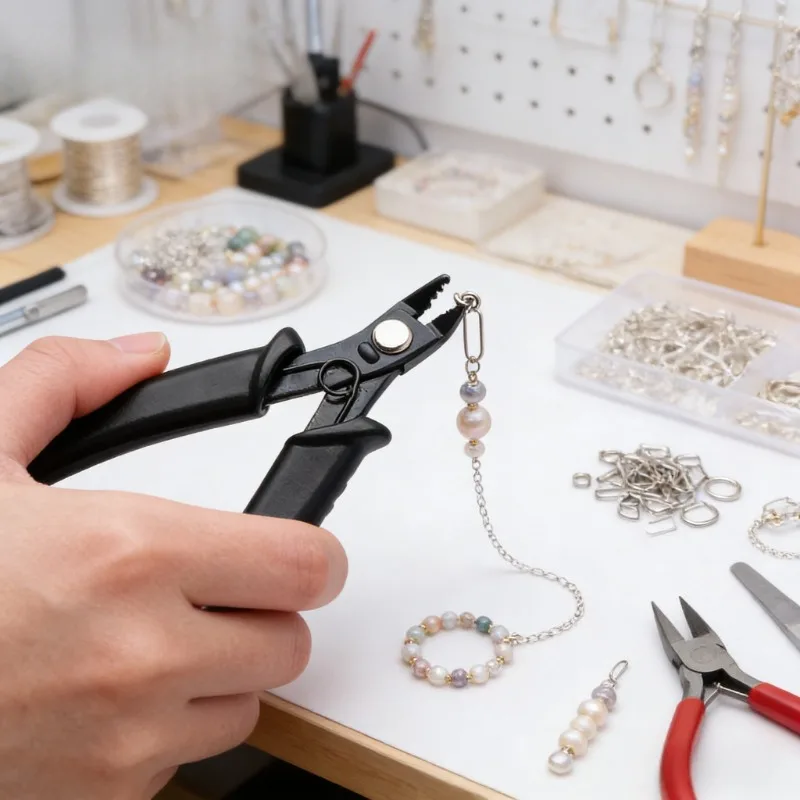 Multifunction Anti Slip Grip Pliers Set - For Wire Wrapping Crimping Cutting Gold Silver Jewelry Making DIY Craft Tools