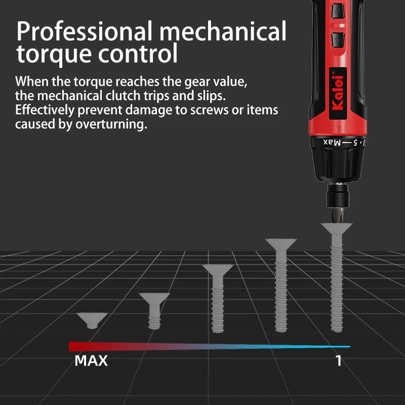 3.6v Lithium-ion Battery Rechargeable Cordless Power Electric Screwdriver + Short / Extended Beatle Electric Drill Bit Set