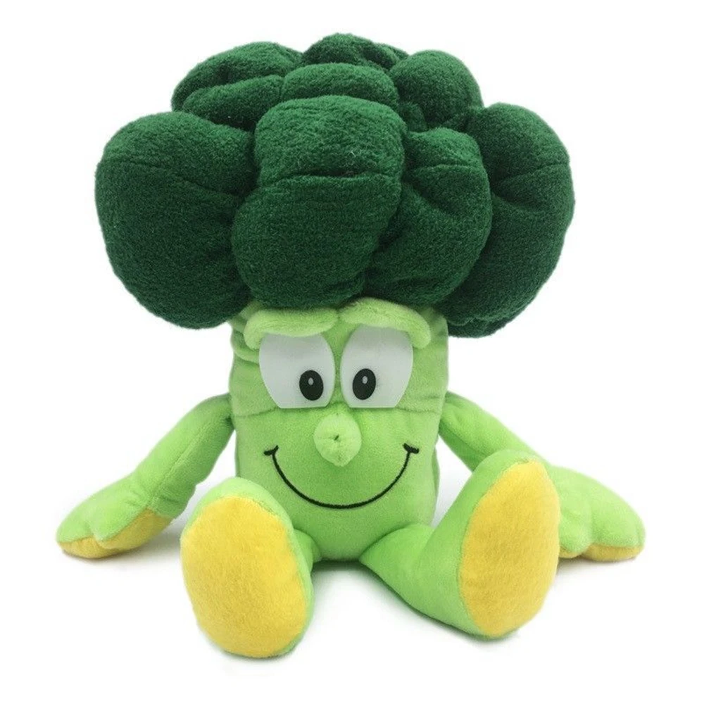 Cute Fruit Plush Toy Vegetables Enlighten Fun Soft Watermelon Apple Banana Doll Send Children Birthday Creative Gift