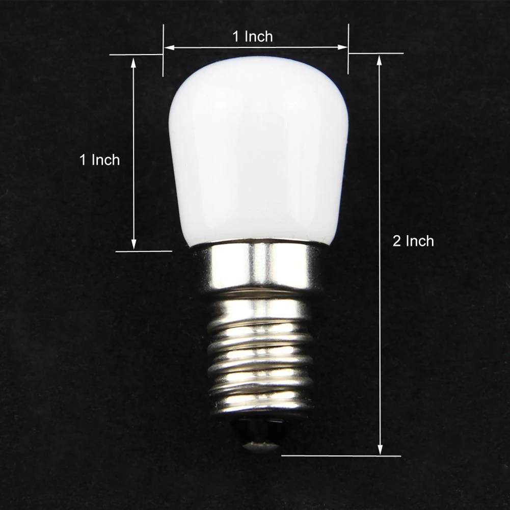 2W E14 Mini LED Light Bulb Durable Refrigerator Energy-saving Lamp Dimmable Eye Protective White Warm Indicator Nightlight