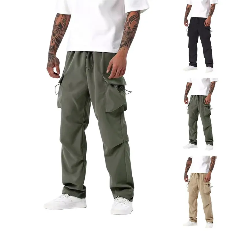 

New Men's Casual Pants For Outdoor Sports,Comfortable And Breathable Running Men's Jogger,Drawstring Casual Woman Ankle Trousers