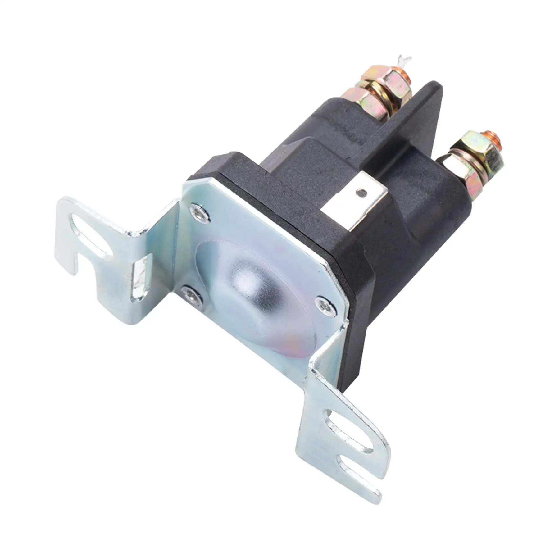 Lawn Mower Starter Solenoid 12V Direct Replace Black Easy to Install Compatible Accessories for 812-1201-211-06 555375GS