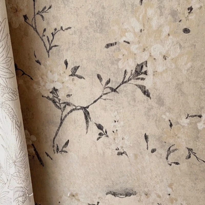 

Cocoa evaporated milk seamless wall covering, milk apricot warm background wall French living room bedroom