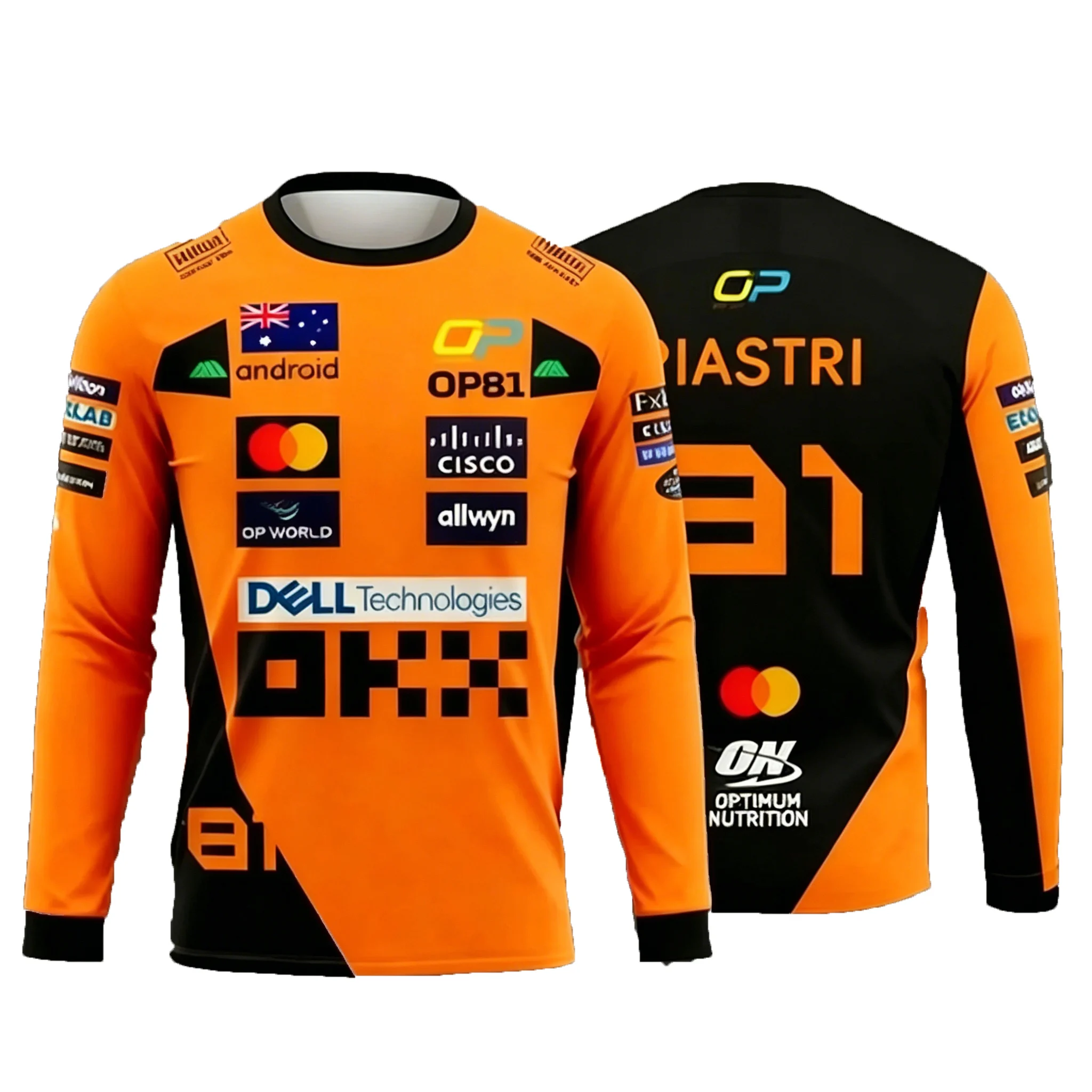 AliExpress NONE Racing-Style Long Sleeve T-Shirt-extreme Sports Racing Suit-breathable Long Sleeve Sportswear-mountain Bike Clothing