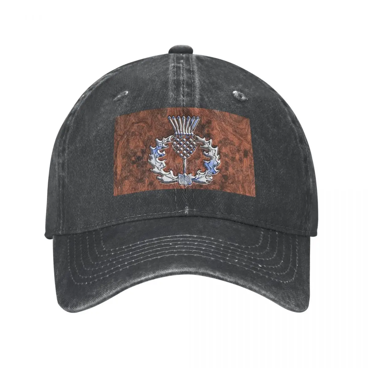 

Scottish Thistle in Burl Cap Cowboy Hat sports caps hat Ladies hat Men's